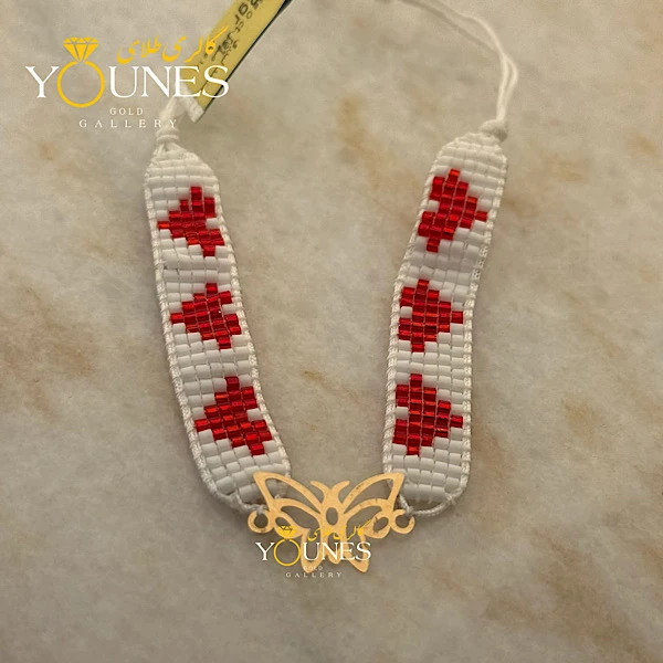 دستبند میوکی شاپرک طلا